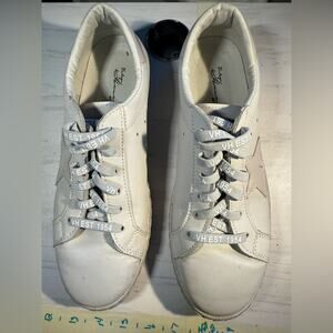 Vintage Havana Bianca Dip Dye Grey 8.5 Sneakers with Minimalist Design